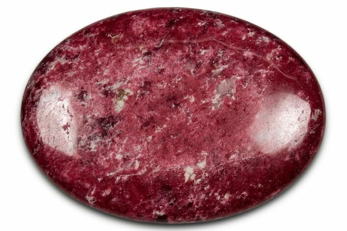 Vibrant Polished Thulite Stone - Trondheim, Norway #343923